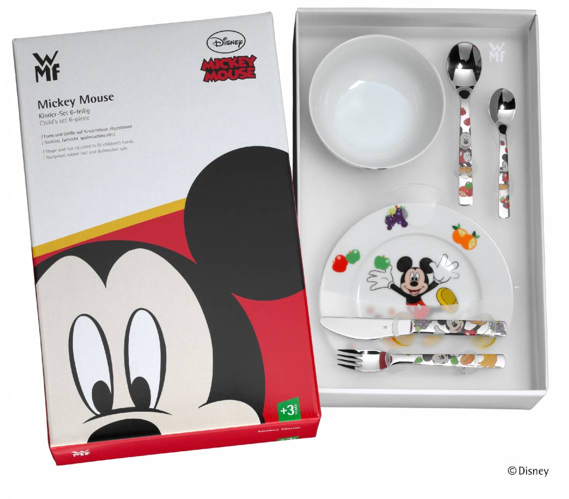 Detský jedálny set Mickey Mouse WMF 6 ks