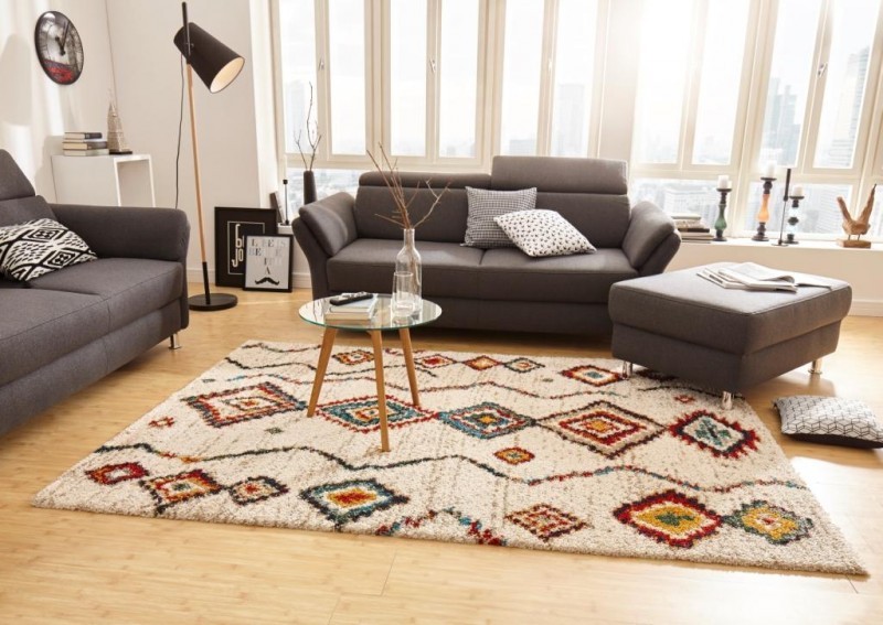 Mint Rugs - Hanse Home koberce Kusový koberec Nomadic 102693 Geometric Creme - 80x150 cm