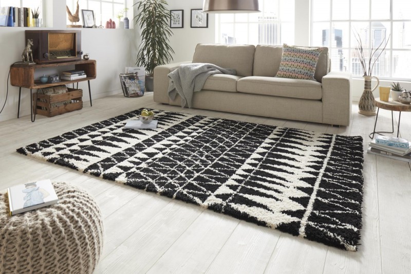 Mint Rugs - Hanse Home koberce Kusový koberec Allure 102770 schwarz - 80x150 cm