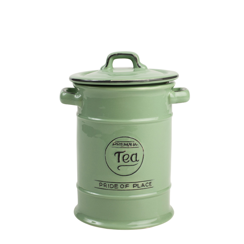 Zelená porcelánová dóza na čaj T&G Woodware Pride of Place