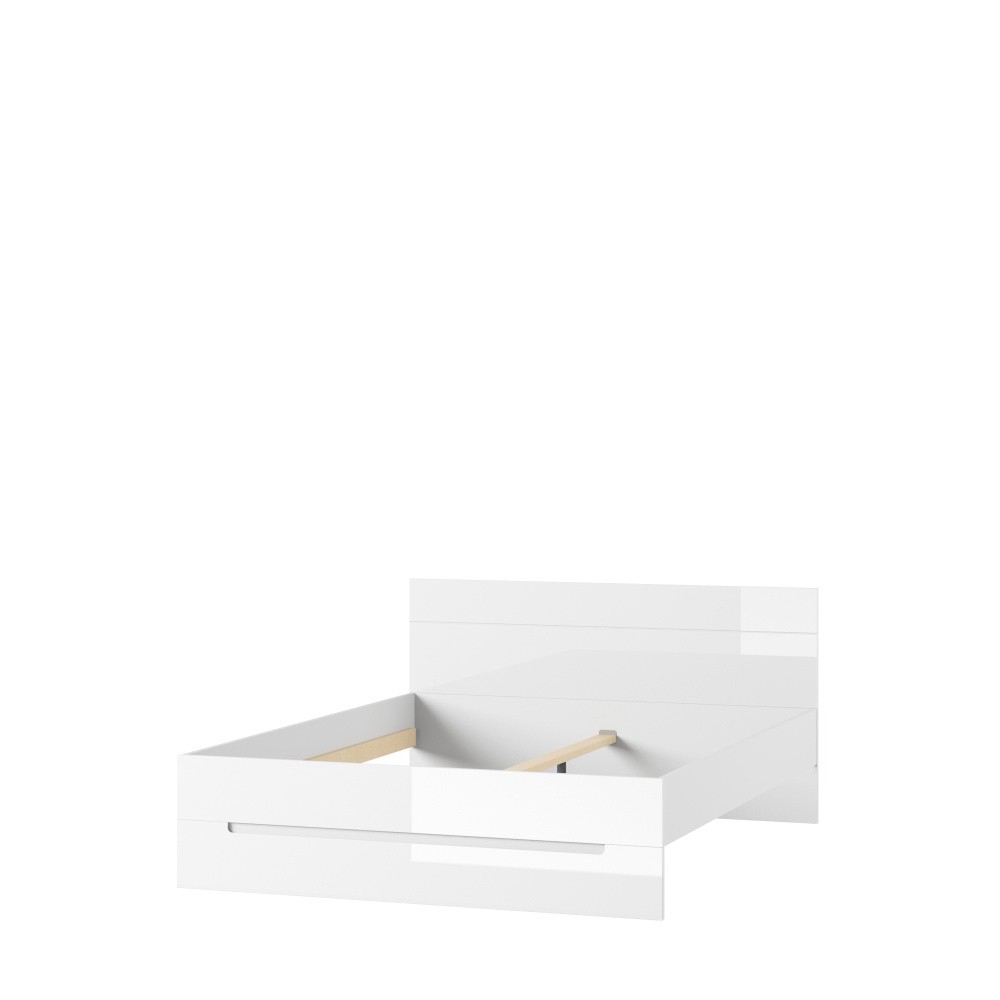 Biela posteľ Szynaka Meble Original, 160 cm