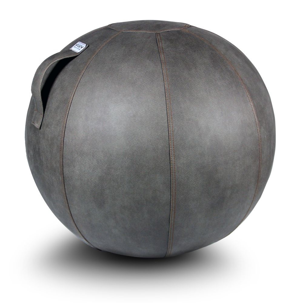 Sivá lopta na sedenie VLUV, 65 cm
