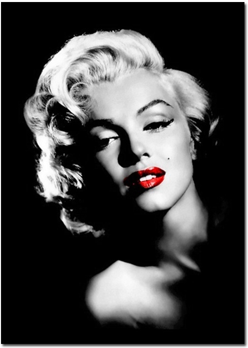 Obraz, s motívom Marilyn Monroe, 70x100 cm, T044