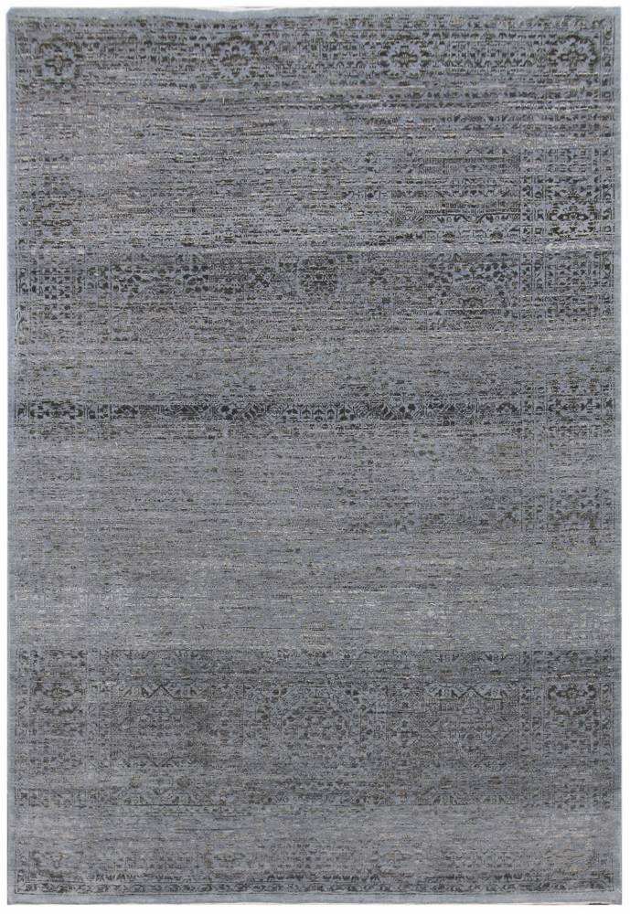 Diamond Carpets koberce Ručně vázaný kusový koberec Diamond DC-MAMLOOK jeans blue/black - 245x305 cm