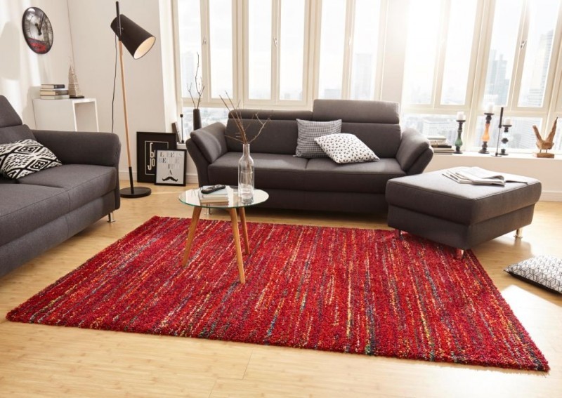 Mint Rugs - Hanse Home koberce Kusový koberec Nomadic 102688 Meliert Rot - 120x170 cm
