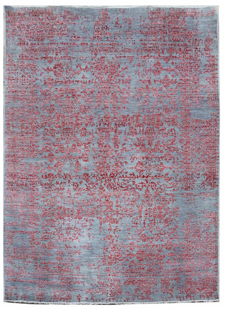 Diamond Carpets koberce Ručně vázaný kusový koberec Diamond DC-JK 1 silver/pink - 305x425 cm