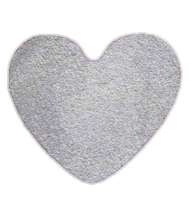 Vopi koberce Kusový koberec Eton Srdce šedý - 100x120 - srdce cm