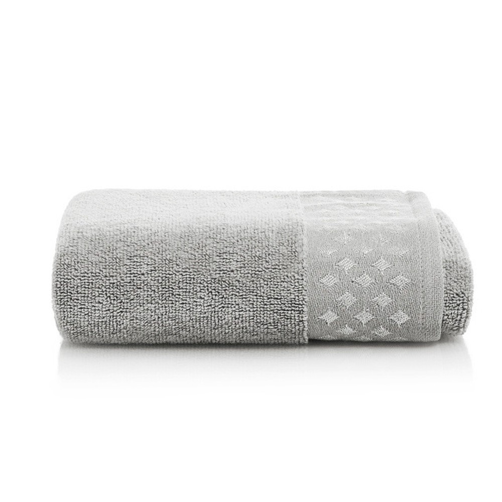 Sivý bavlnený uterák Maison Carezza Lazio, 50 × 90 cm