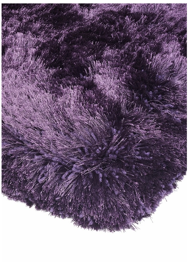 Plush huňatý koberec - fialová