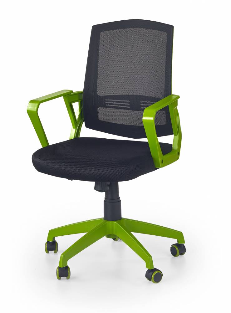Kancelárska stolička Ascot (čierna + zelená)