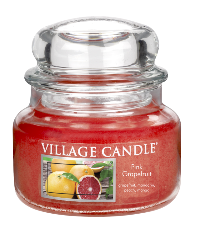 Village Candle Vonná svíčka ve skle, Růžový grapefruit, Pink Grapefruit, 269 g, 269 g