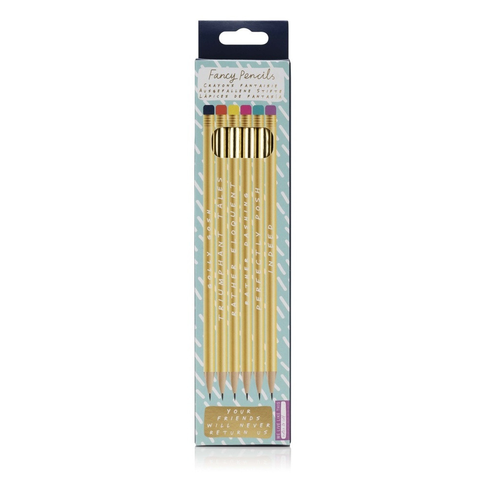 Sada 6 ceruziek NPW Fancy Pencils