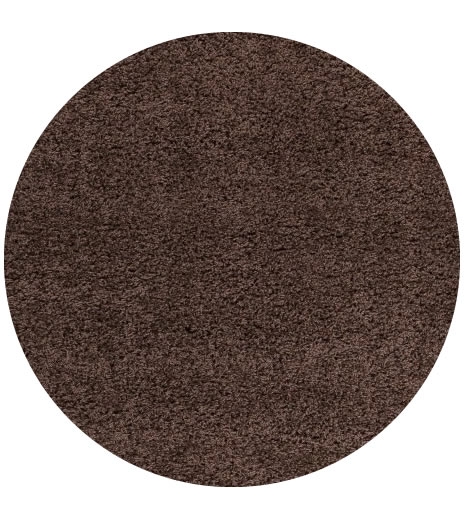 Ayyildiz koberce Kusový koberec Life Shaggy 1500 brown kruh - 80x80 (průměr) kruh cm