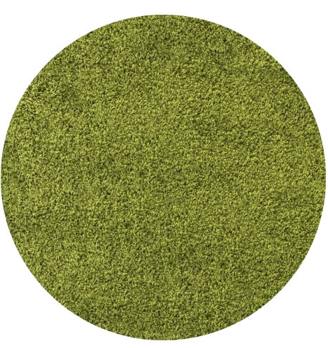 Ayyildiz koberce Kusový koberec Life Shaggy 1500 green kruh - 200x200 (průměr) kruh cm