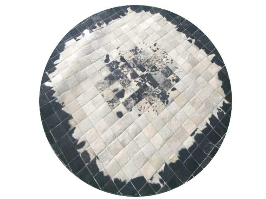 Kožený koberec TYP 09 (hovädzia koža + vzor patchwork)