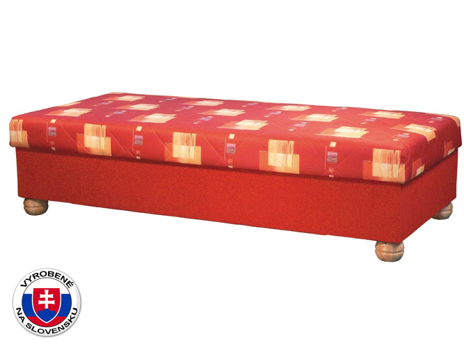 Jednolôžková posteľ (váľanda) 90 cm Miki (s pružinovým matracom)