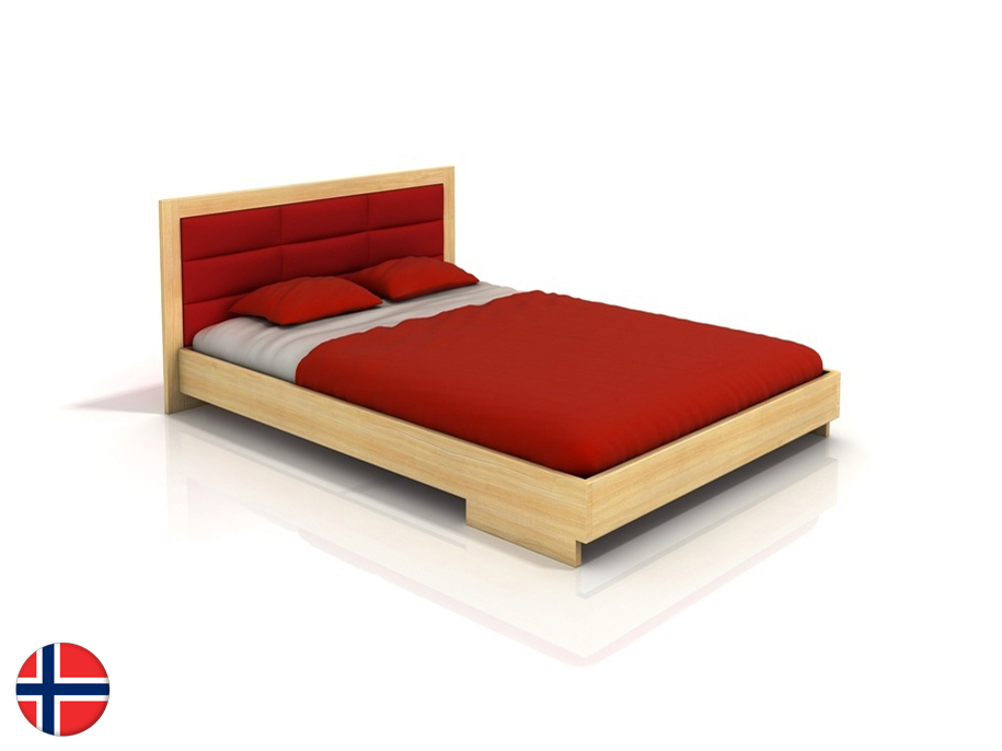 Manželská posteľ 160 cm Naturlig Stjernen (borovica) (s roštom)