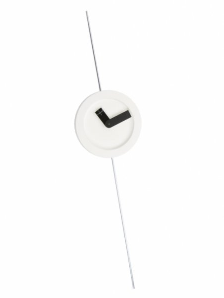 Nástenné hodiny Fisura Pendulum Round White 72cm
