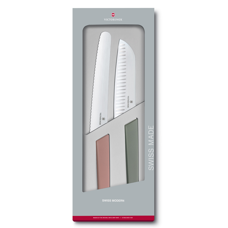 Sada nožov Victorinox Swiss Modern 2 ks farebná