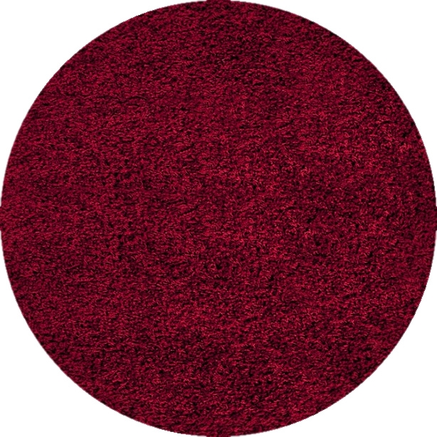 Ayyildiz koberce Kusový koberec Dream Shaggy 4000 Red Kruh - 120x120 (průměr) kruh cm