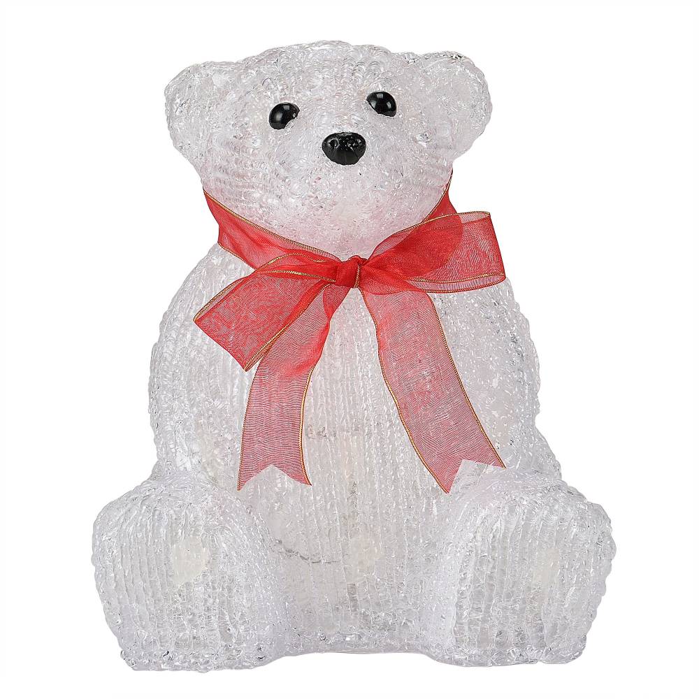[in.tec]® Svietici ľadový medveď - 24 LED - vianočná dekorácia