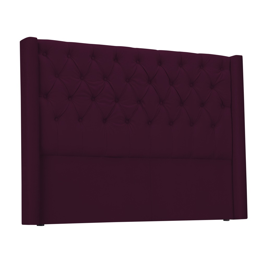 Červené čelo postele Windsor & Co Sofas Queen, 216 × 120 cm