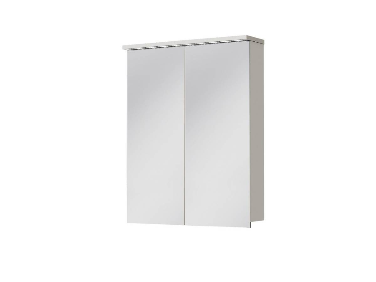 Kúpeľňová skrinka na stenu Juventa Monza MnMC-60 W (so zrkadlom) (s osvetlením)