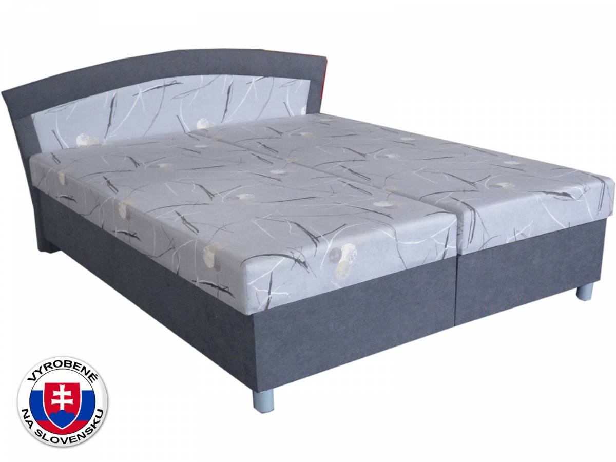 Manželská posteľ 160 cm Brigita (so 7-zónovým matracom lux)