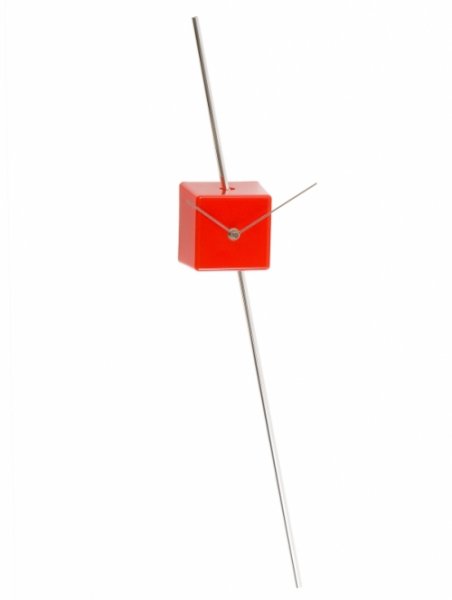 Nástenné hodiny Fisura Pendant Red 70cm