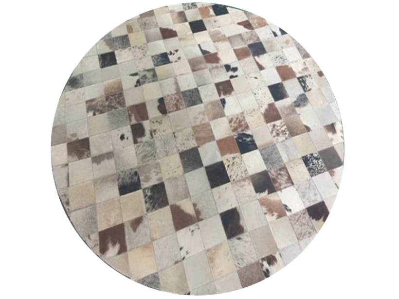 Kožený koberec TYP 10 (hovädzia koža + vzor patchwork)