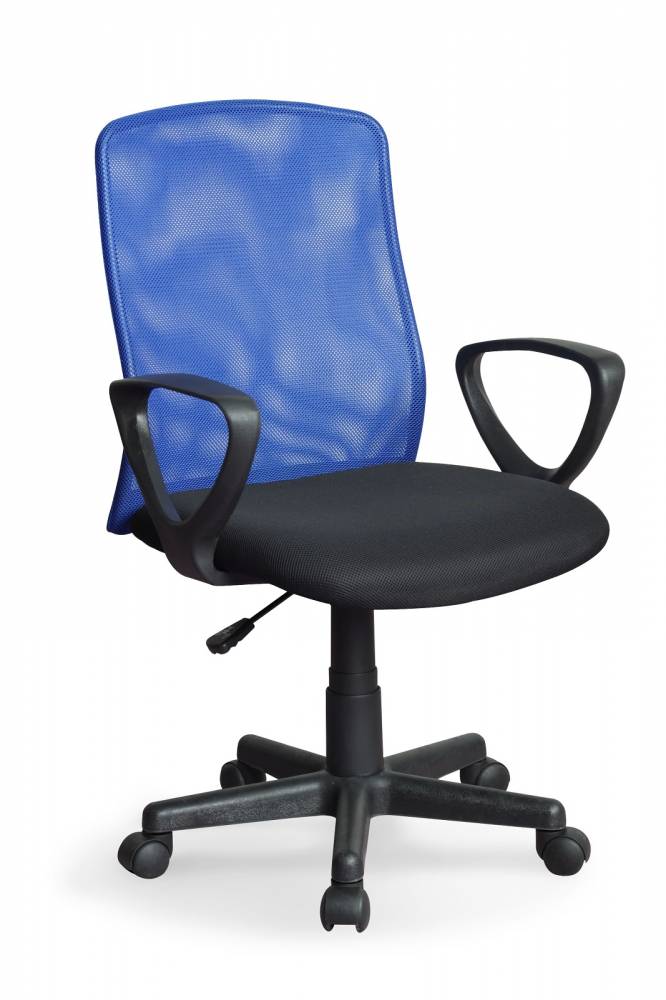 Kancelárska stolička Alex čierna + modrá