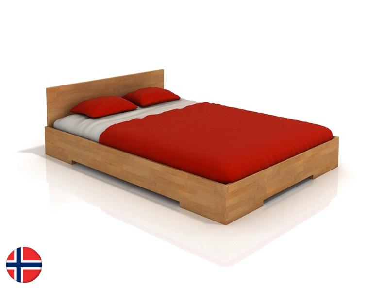 Manželská posteľ 160 cm Naturlig Kirsebaer (buk) (s roštom)