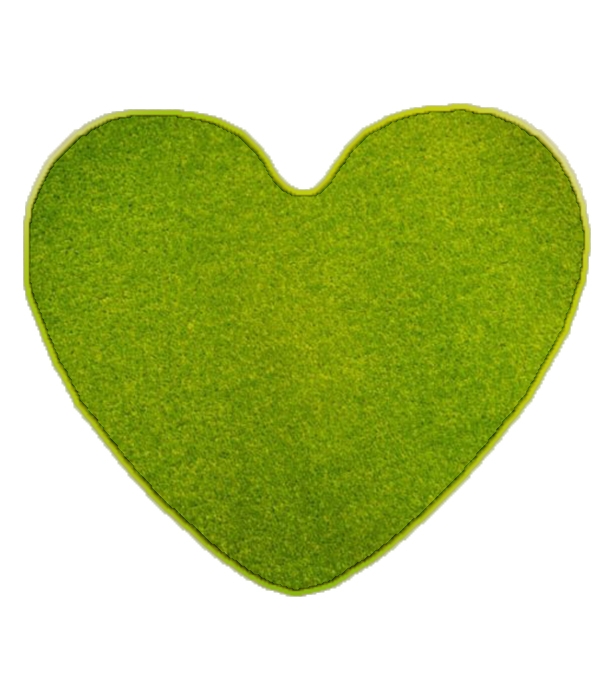 Vopi koberce Kusový koberec Eton Srdce zelený - 100x120 - srdce cm