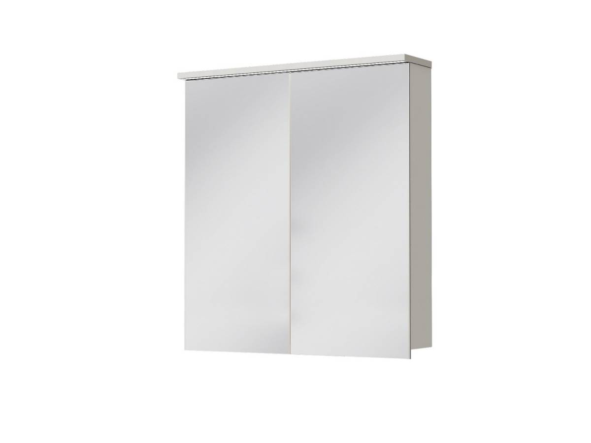 Kúpeľňová skrinka na stenu Juventa Monza MnMC-70 W (so zrkadlom) (s osvetlením)