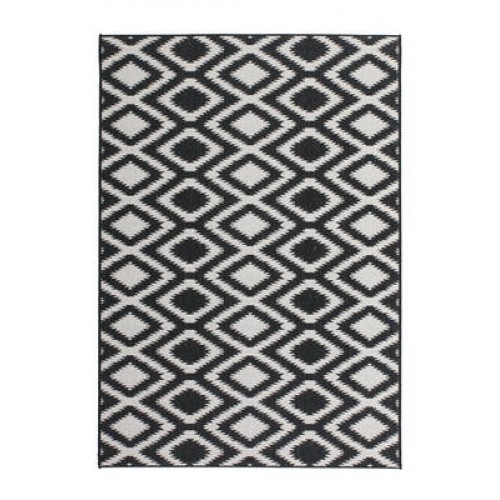 Kusový koberec Sunset 602 Black-White