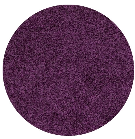 Ayyildiz koberce Kusový koberec Life Shaggy 1500 lila kruh - 200x200 (průměr) kruh cm