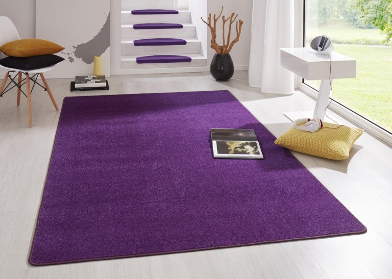 Hanse Home Collection koberce Fialový kusový koberec Fancy 103005 Lila - 80x200 cm