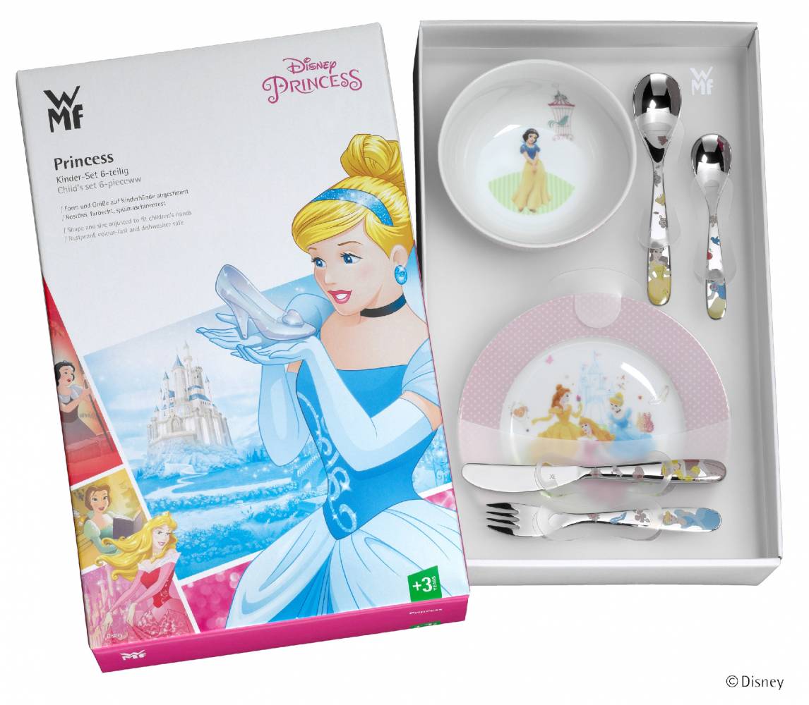 Detský jedálny set Disney Princezná WMF 6 ks