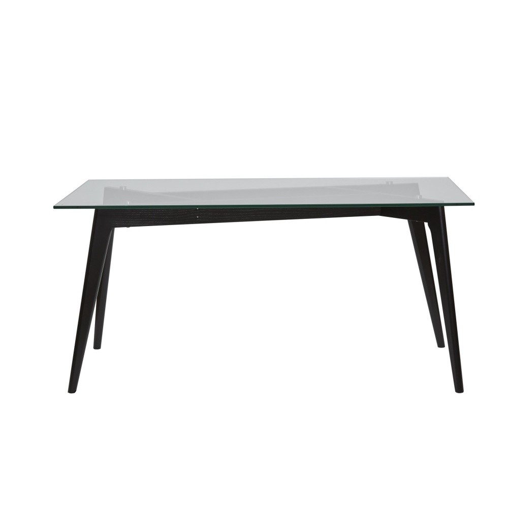 Jedálenský stôl s čiernymi nohami Marckeric Janis, 160 x 90 cm