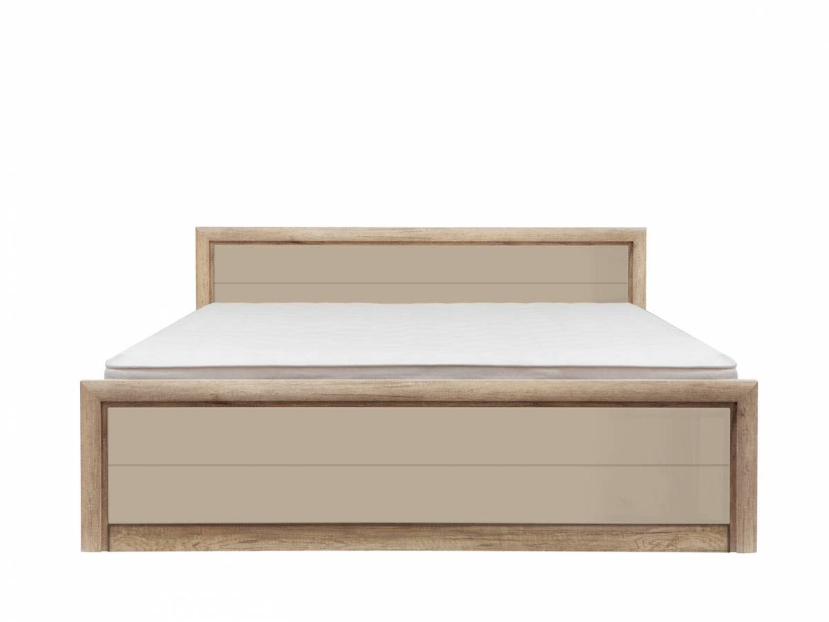 Manželská posteľ 160 cm Koen 2 LOZ/160 (dub canyon monument + sivopieskový lesk)