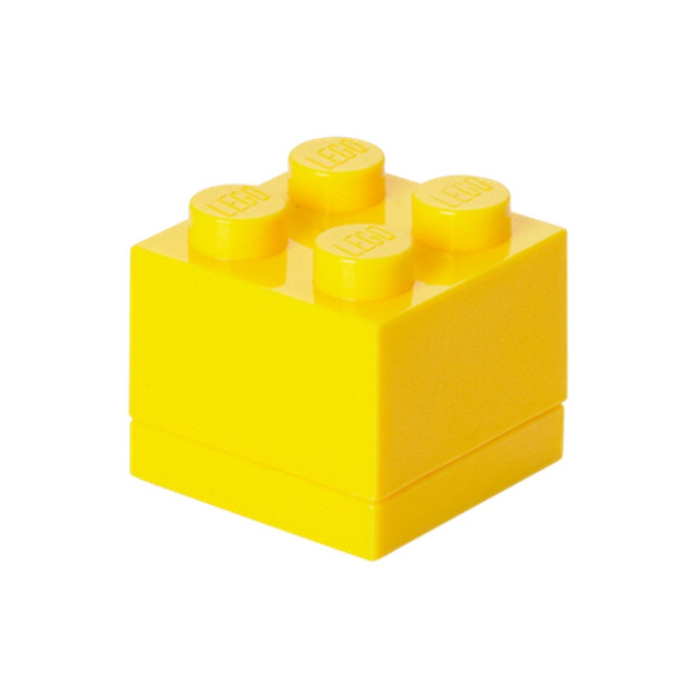 Žltý úložný box LEGO® Mini Box Yellow