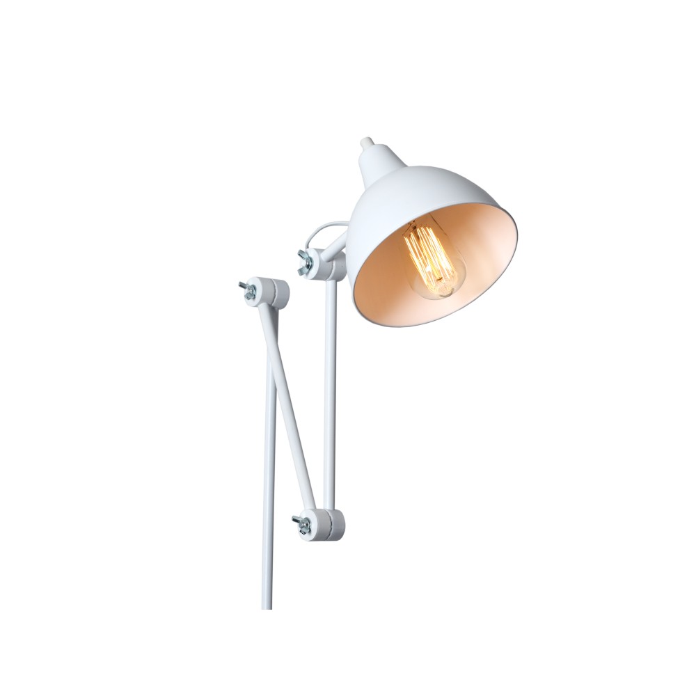Biela nástenná lampa Custom Form Coben