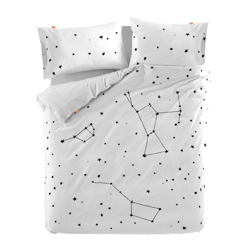 Obliečka na paplón Blanc Constellation, 200x200 cm